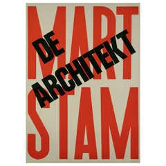 Modern Dutch Exhibition Poster by Paul Schuitema, 1972 9