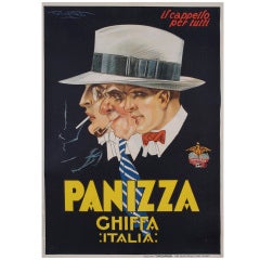 Original Italian Art Deco Period Poster by Codognato, 39" x 27 1/2"