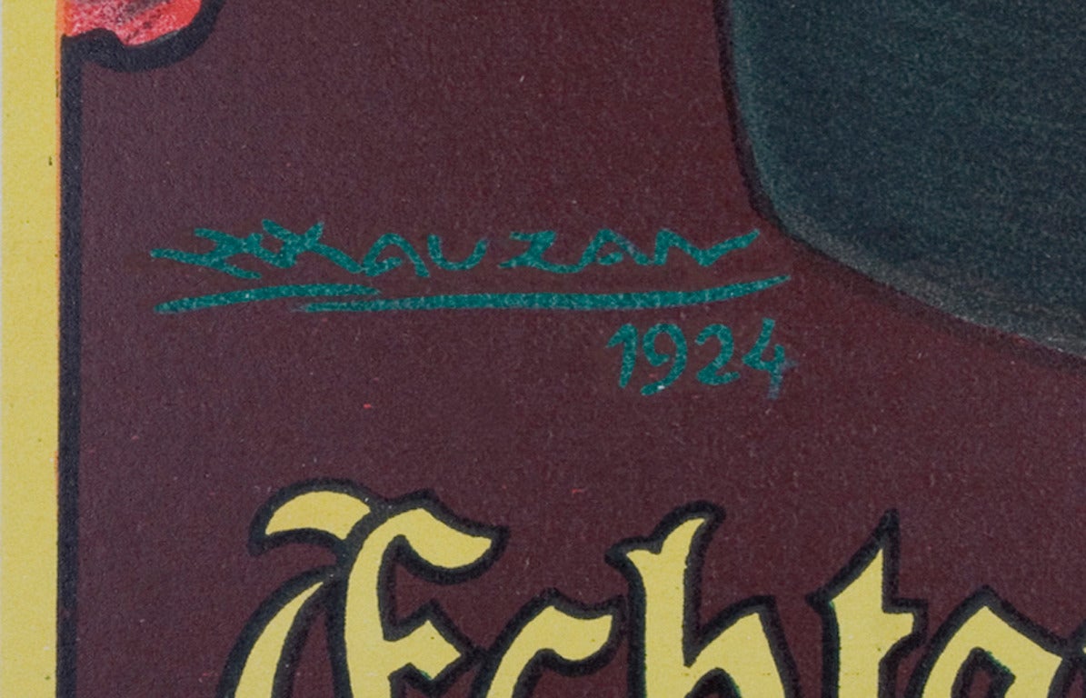 Italian Art Deco Period "Bertozzi Parmesan" Poster by Mauzan, 1924