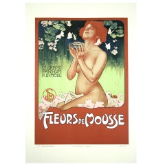 Miniature Italian Art Nouveau Period Poster by Metlicovitz