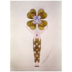 Original Art Deco Period Ink Drawing by Erte, 1926