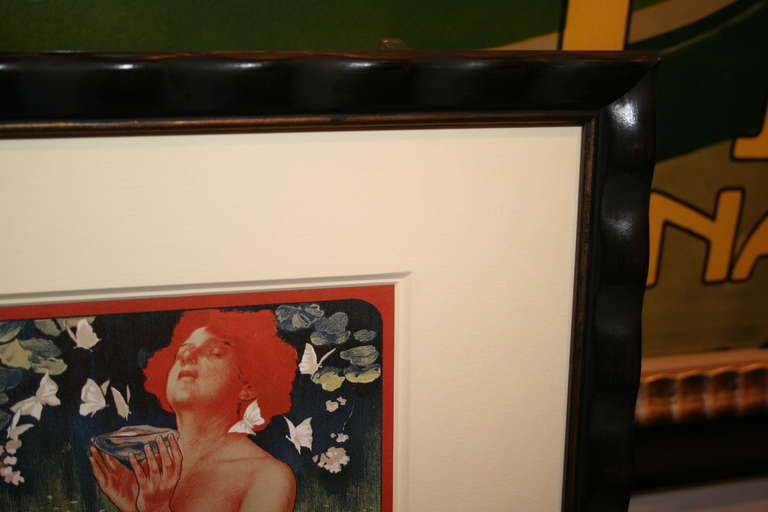 Miniature Italian Art Nouveau Period Poster by Metlicovitz