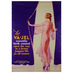 American Birth Control Advertisement Poster by George Petty, circa 1940