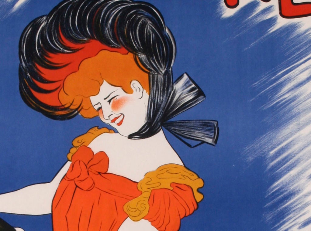 Early 20th C. French Champagne Poster by Leonetto Cappiello, c. 1902 at