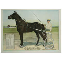 "Dan Patch, " American Poster for the Champion Harness Race Horse, 1903