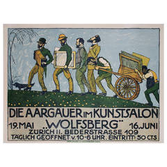 Swiss Art Exhibition Poster by Ernst Bolens, 1912 6