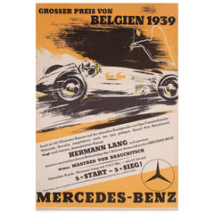 Mercedes-Benz Belgian Grand Prix Victory Poster, 1939 12
