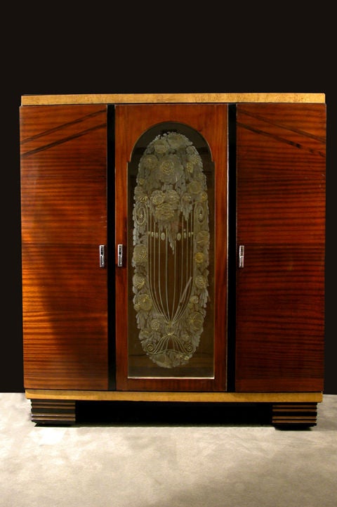 Art Deco Mahogany Cabinet