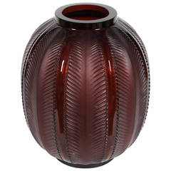 R. Lalique Glass "Biskra" Vase, 1932 1