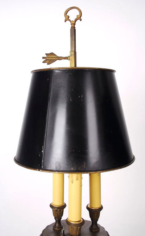 Double Cherub Candle Lamp