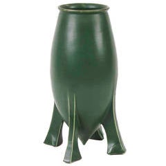 Austrian Secessionist Period Ceramic "Bullet" Vase, circa 1910 1