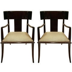 Pair of Klismos Chairs by Robsjohn-Gibbings for Widdicomb