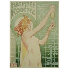 Original Art Nouveau Absinthe Poster by Privat Livemont