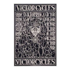 American Art Nouveau Period Cycles Posterr
