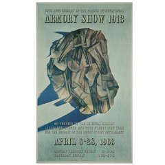 50th Anniversary Armory Show Poster by Marcel Duchamp