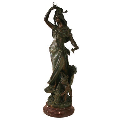 Belle Epoch Period Bronze Sculpture by Emile Bruchon at 1stDibs | bruchon  bronze, emile bruchon wikipedia, bruchon sculpture