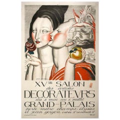 Original Art Deco Period Poster by Jean Dupas