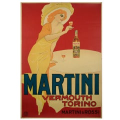 Italian Art Nouveau Period Vermouth Poster by Marcello Dudovich, circa 1910 1
