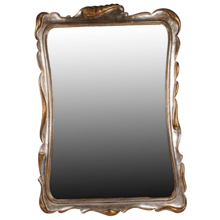 Dorothy Draper Style Wall Mirror, circa 1940s For Sale