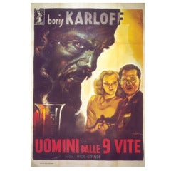 Italian Horror Movie Poster by Cafagni, c. 1940s