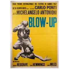 Vintage Italian, "Blow-Up" Film Poster