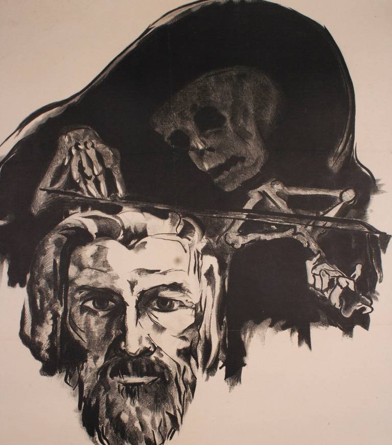 "Der Ackermann.." a German Theatre Poster from 1940