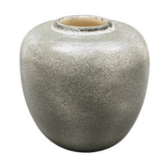 French Art Deco Period Earthenware Vase by Robert Lallemant, circa 1920s 9