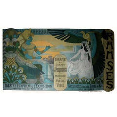 French Art Nouveau Period Poster by Paul Albert Laurens, c.1900