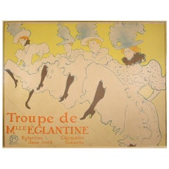 Original Belle Eqoque Period Poster by Henri de Toulouse-Lautrec