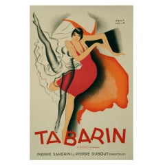 Original French Art Deco Period Poster by Paul Colin