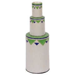 Belgian Art Deco Period Ceramic Vase by Boch Freres Keramis, circa Late 1920s