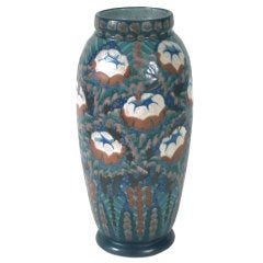 French Art Deco Period Ceramic Vase by Revernay, circa 1930 12