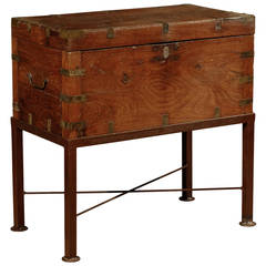 Antique Country Box on Stand, circa 1850