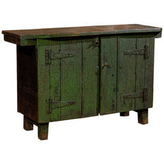 English Painted Cupboard, circa 1860-1880