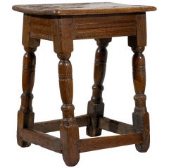 English Joint Stool circa 1860 -1890