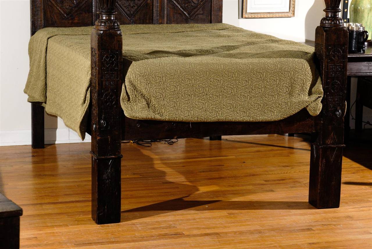 17th Century English Joined Tester Bed 1