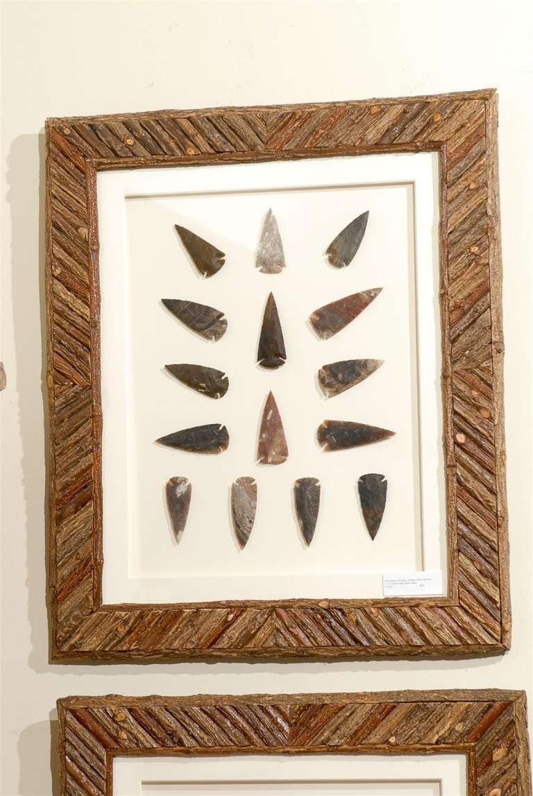 Arrowhead Collection in Hand Crafted Frames at 1stDibs | arrowhead frame,  arrowhead shadow box, arrowhead frames
