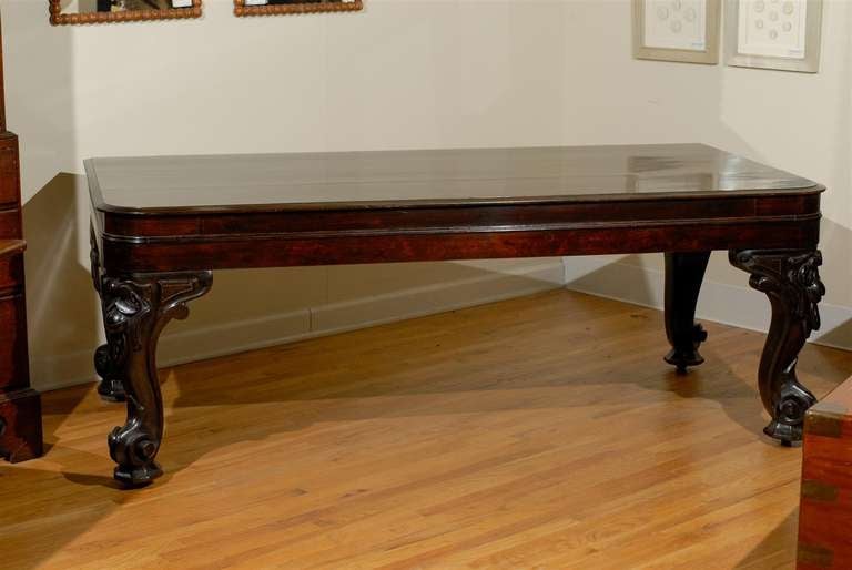 Rosewood Circa 1890-1900 Wonderful Foyer Table or Desk For Sale