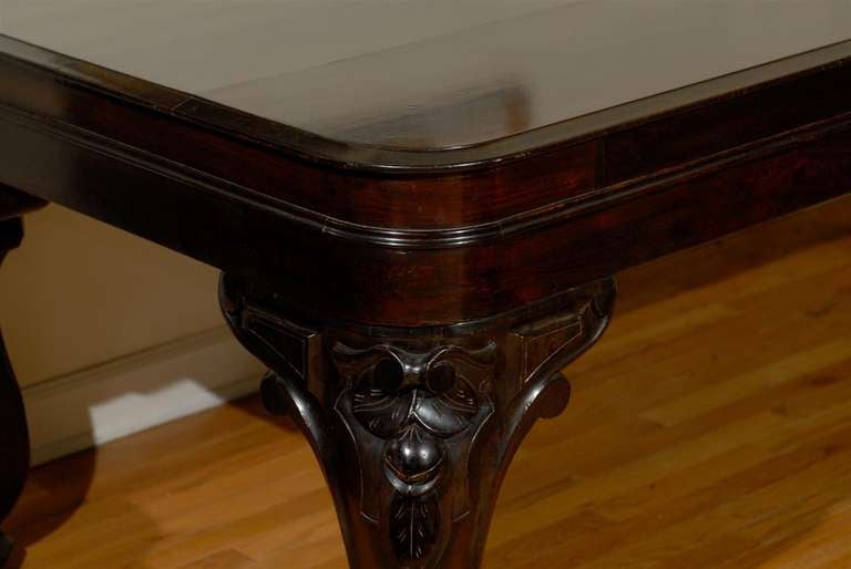 Circa 1890-1900 Wonderful Foyer Table or Desk In Excellent Condition For Sale In Atlanta, GA