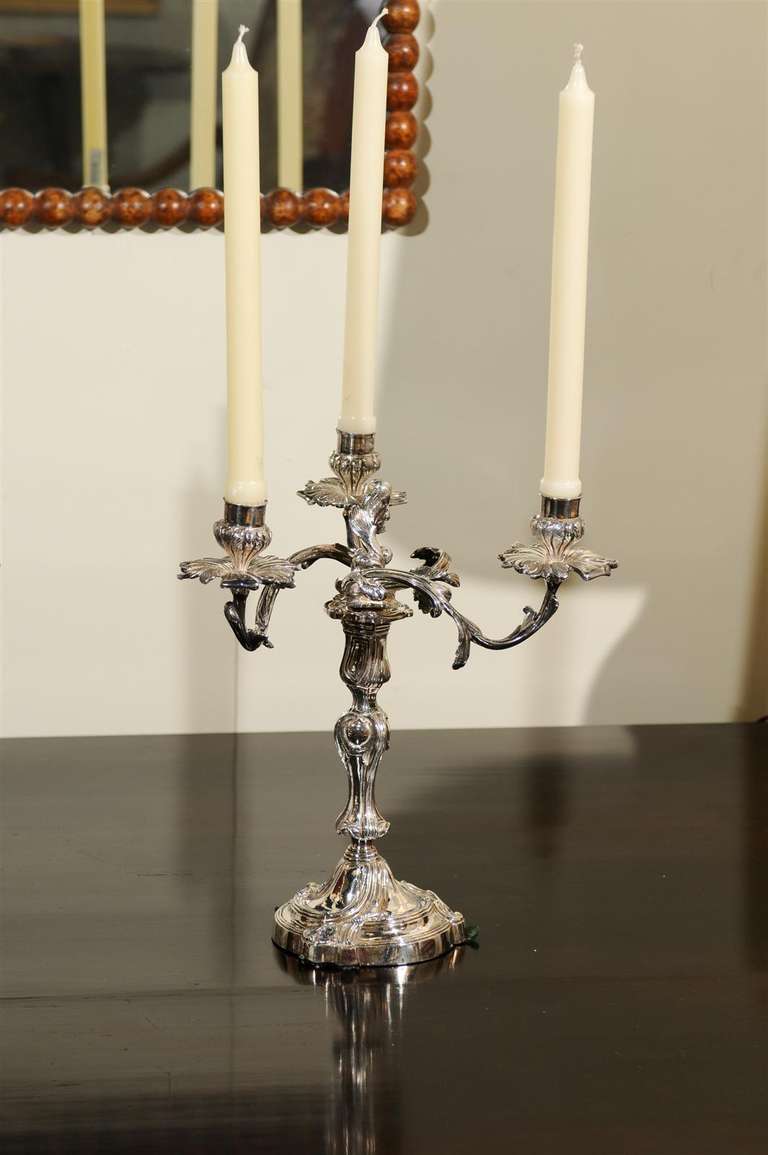 Pair of Rococo Style Candelabra 2