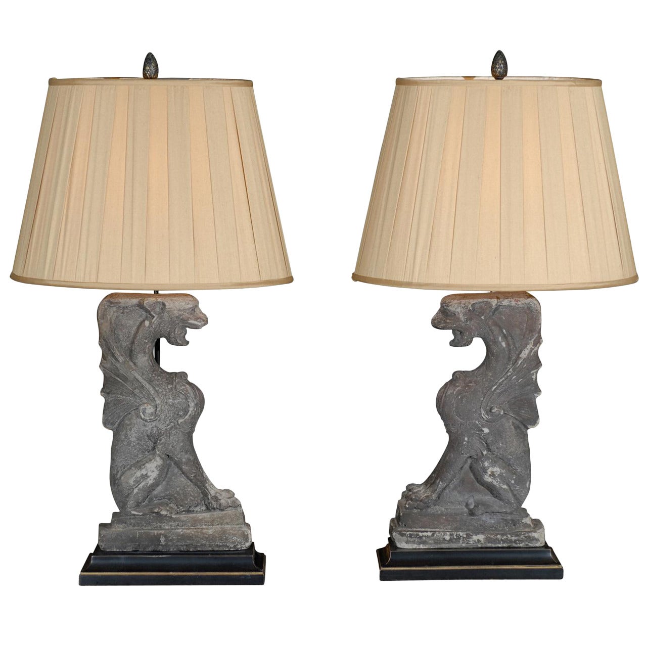 Wonderful Architectural Elements Made into Lamps For Sale