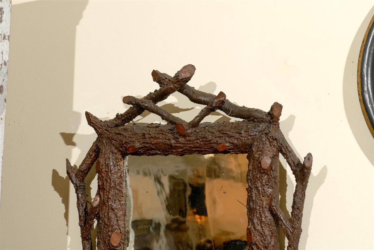 Early Black Forest Mirror, circa 1850-1890 3