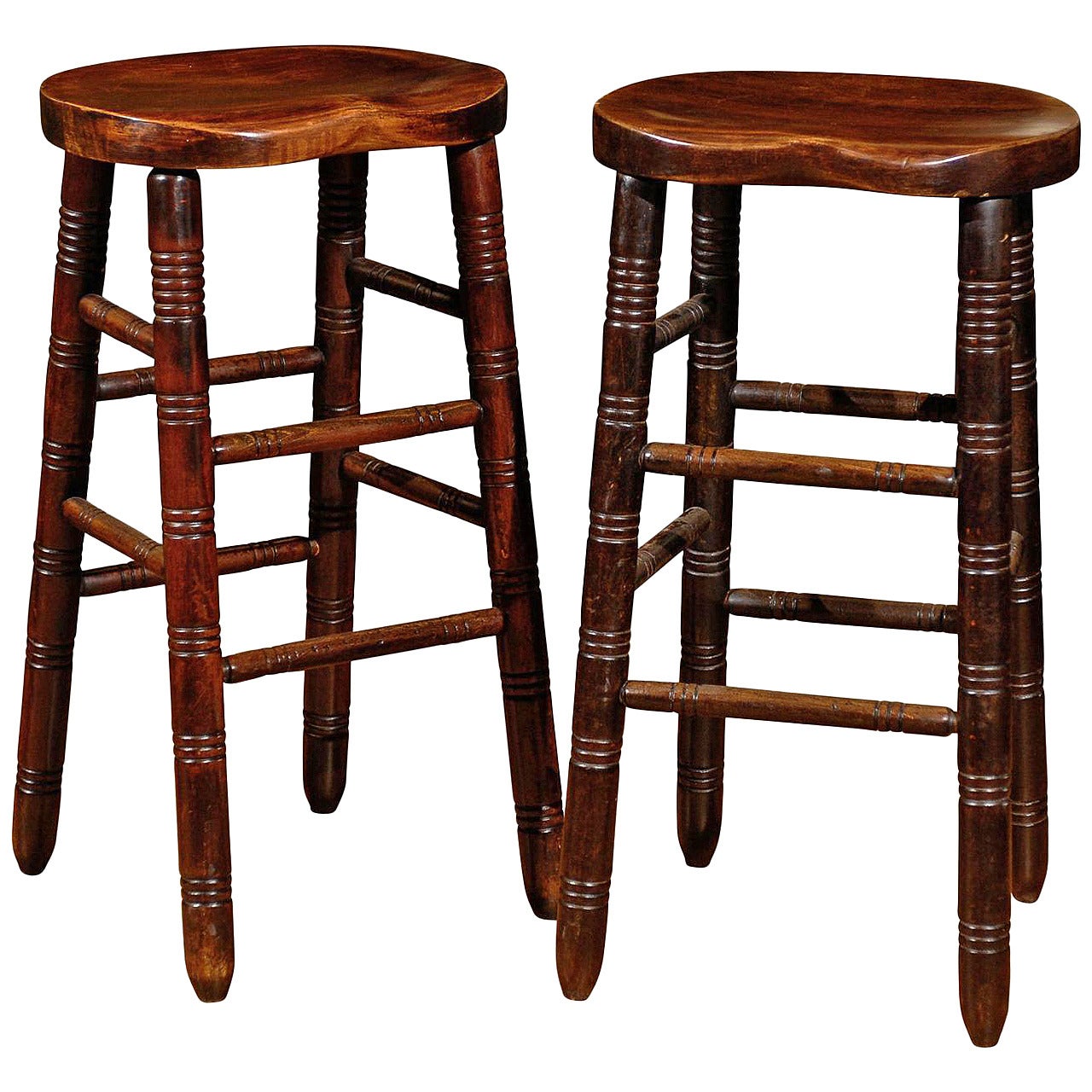 Great Pair of English Bar Stools