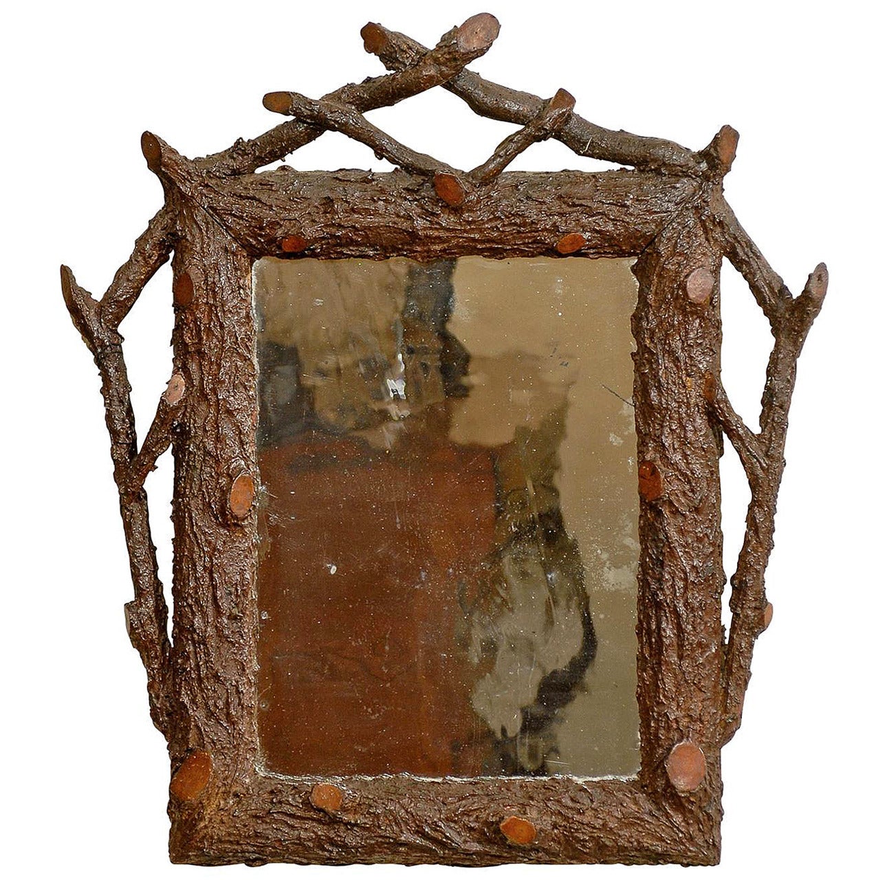 Early Black Forest Mirror, circa 1850-1890