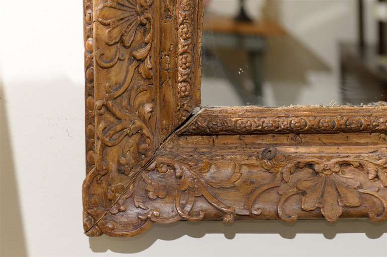 19th Century French Hand Carved Mirror 6