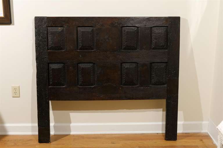 18th Century English Carved Headboard