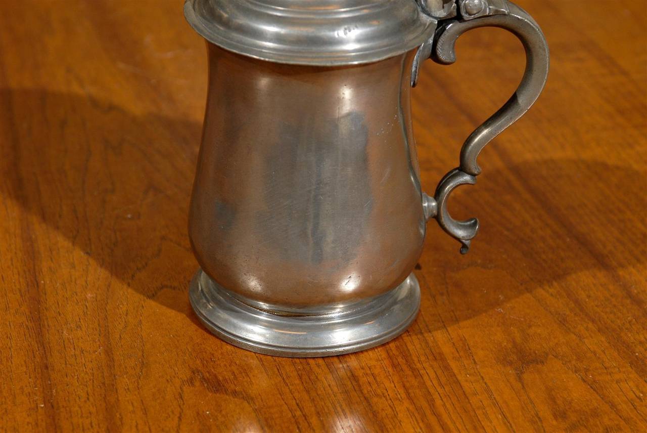 English Pewter Flagon, circa 1780 For Sale 2