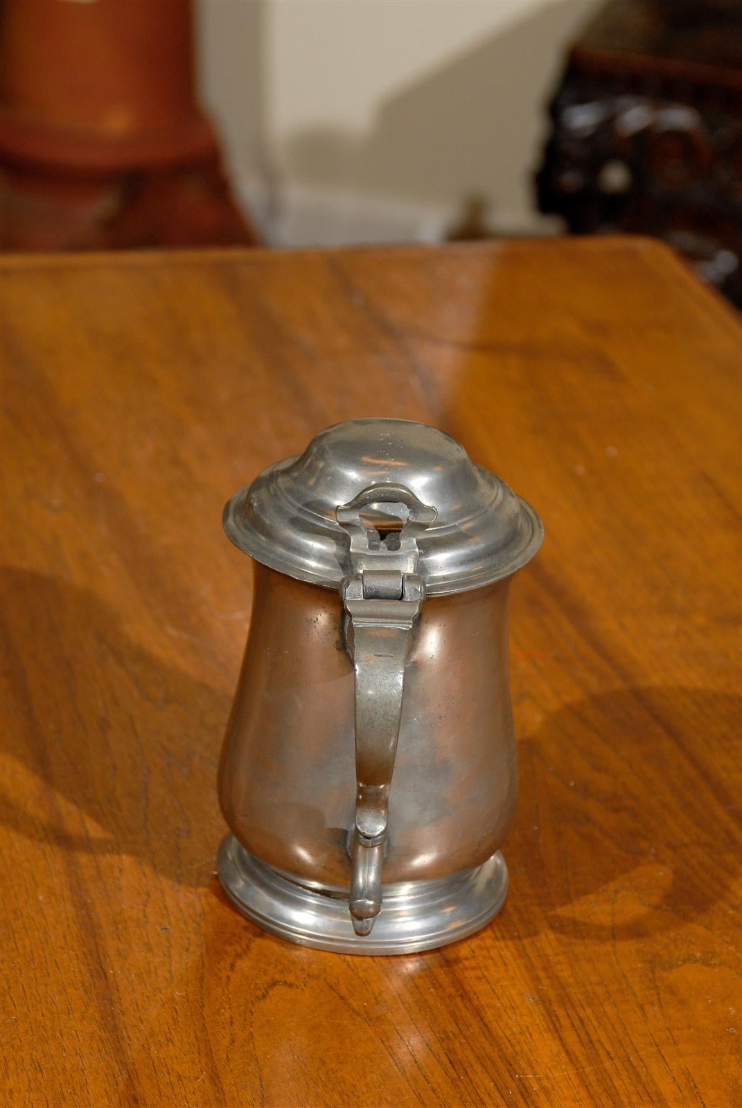 English Pewter Flagon, circa 1780 For Sale 1