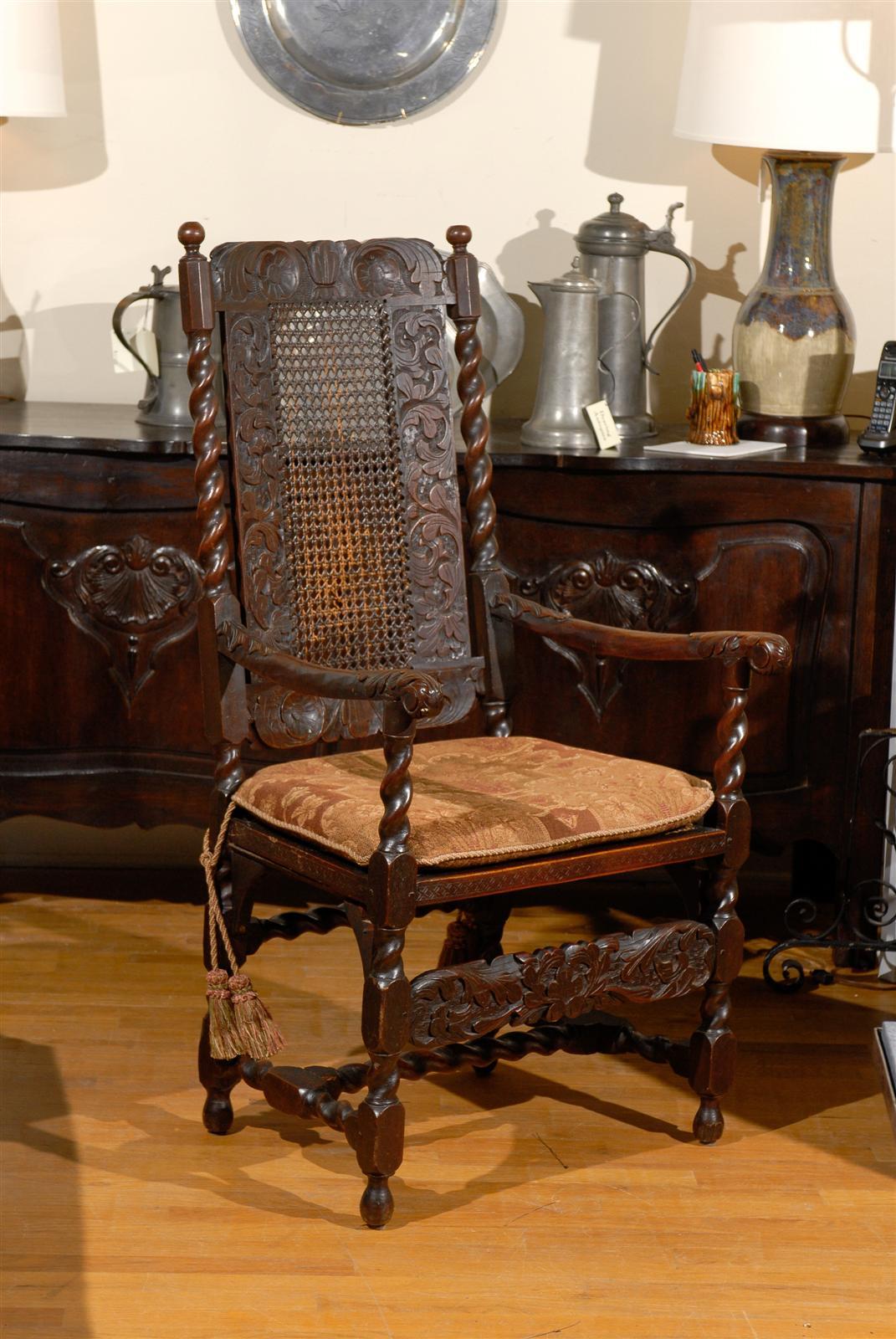 This is a fabulous chair from that period of time.  They didn't make a lot a chairs that have survived since that period of time.  This is a timeless piece of furniture.  It would be fantastic in any home.