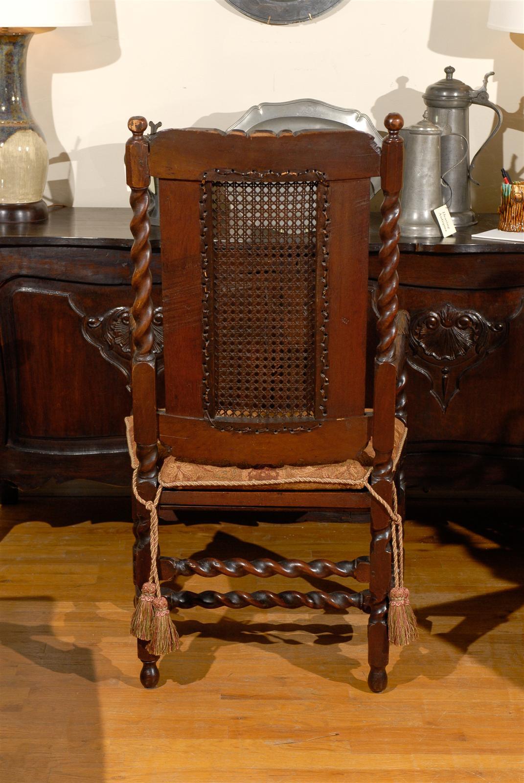 18th Century and Earlier  18th c Arm Chair For Sale